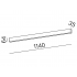 RAFTER 114 LED 3000K kinkiet czarny struktura 20228-M930-D9-00-13
